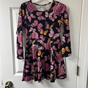 Butterfly dress for girls worn once